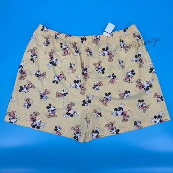 Disney Women's Vintage Y2K Plus Size Sleep Shorts Mickey Mouse Size XXXL NWT - Picture 2 of 8